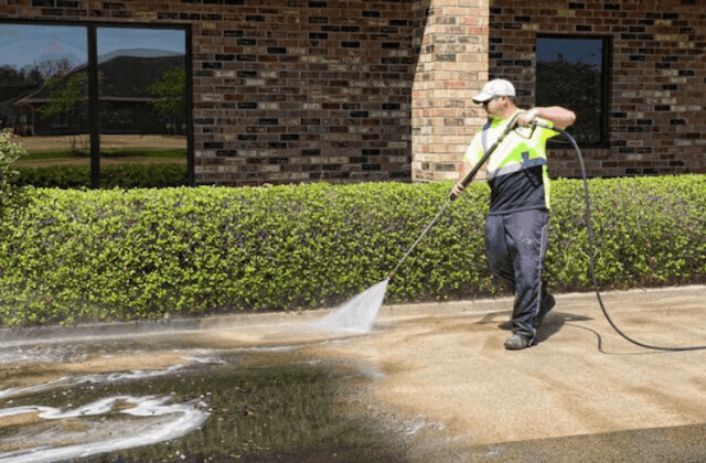 commercial concrete cleaning in wichita